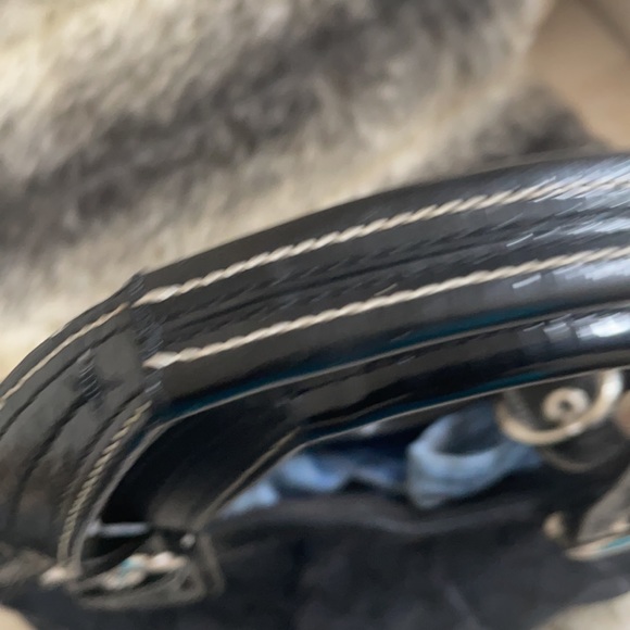 Coach Black signature satchel - Picture 5 of 11